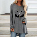 Cartoon Street Style Round Neck Pullover Sweater
